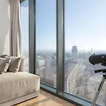 Appartement Stylish With Views And Parking In The Prestigious Hanza Tower With Swimming Pool By Renters Szczecin